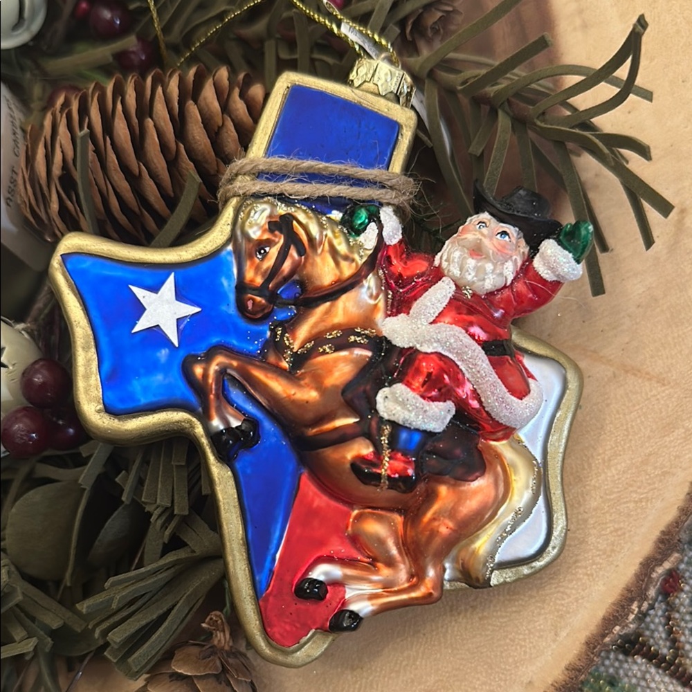 Texas Santa Ornament - Macys